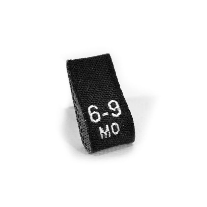 Size Labels Baby - Black main product photo