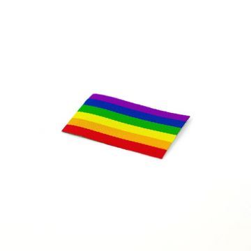 Etichette Pride - Bandiera Arcobaleno Termoadesive
